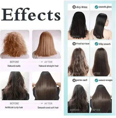 ✨POSLEDNÍ VÝPRODEJ 50% SLEVA✨ Krém na rovnání vlasů s hedvábím a keratinem