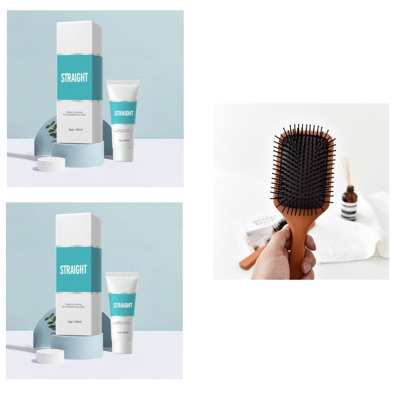 ✨POSLEDNÍ VÝPRODEJ 50% SLEVA✨ Krém na rovnání vlasů s hedvábím a keratinem