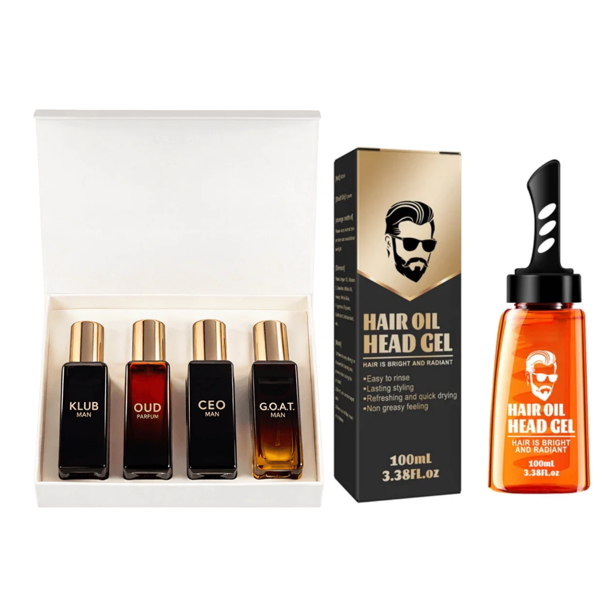 🎈Dárková sada s dlouhotrvajícími pánskými parfémy (1 sada se 4 lahvičkami)