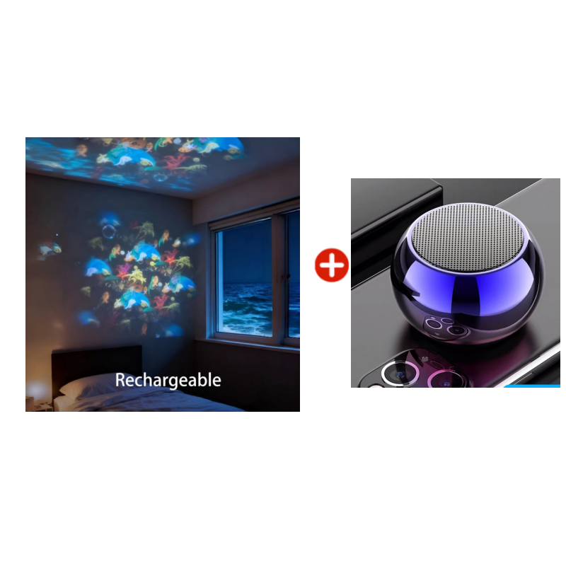 ✨Dynamicky rotující LED projektor