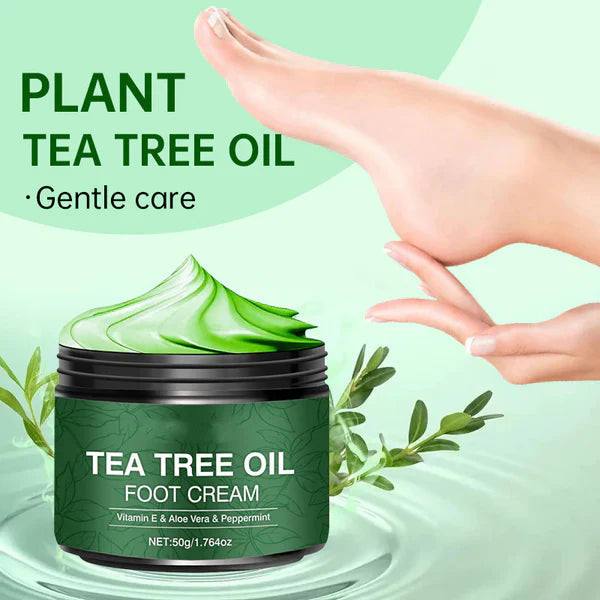 Nyugtató lábkrém aloe verával és teafaolajja
