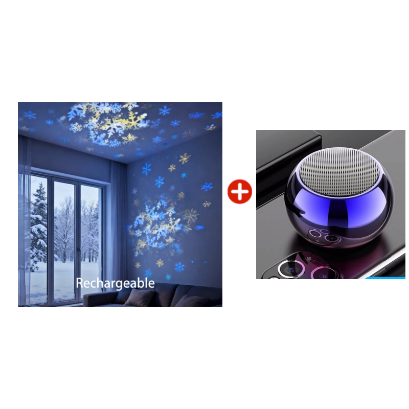 ✨Dynamicky rotující LED projektor