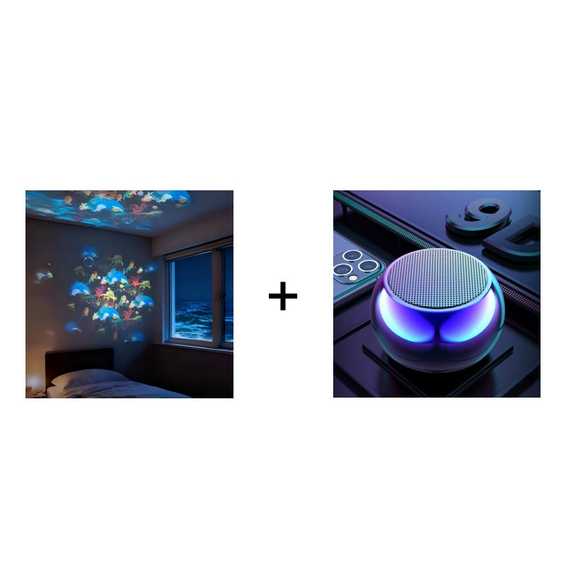 ✨Dinamikusan forgó LED projektor lámpa