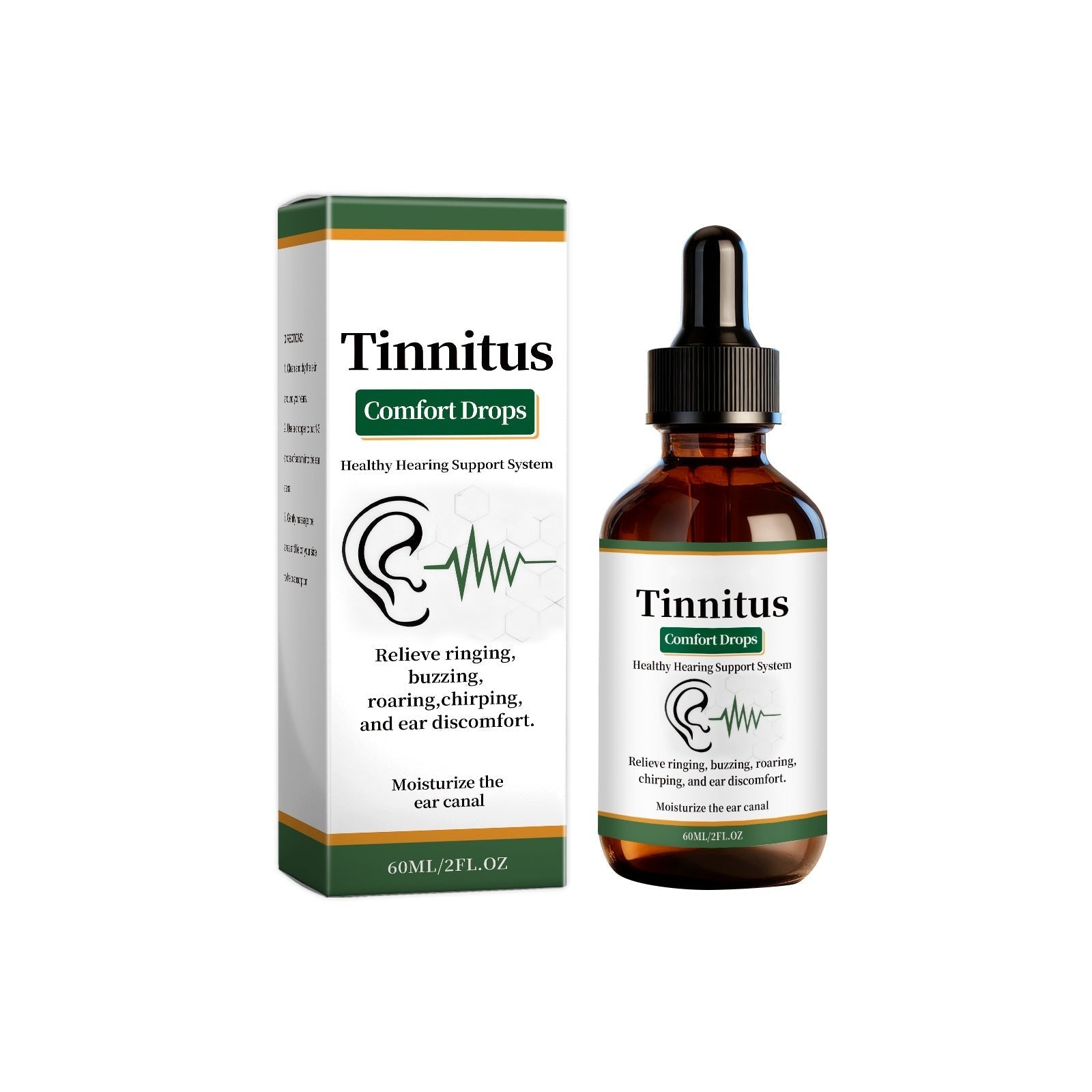 【🎁📿Růžový náhrdelník zdarma🎁】🌿 Ušní kapky – Jemné čištění a uklidňující úleva pro zdravé uši 🧼