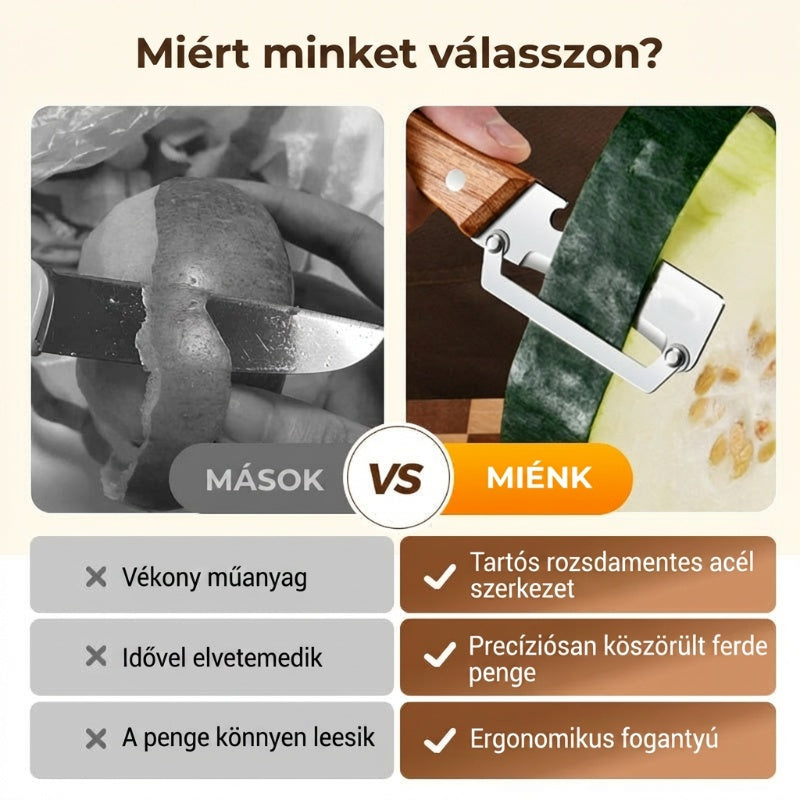 🔥354 termék maradt!🥕Többfunkciós Konyhakés