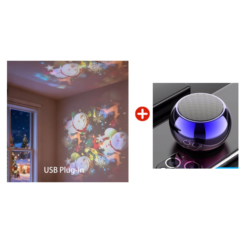 ✨Dynamicky rotující LED projektor