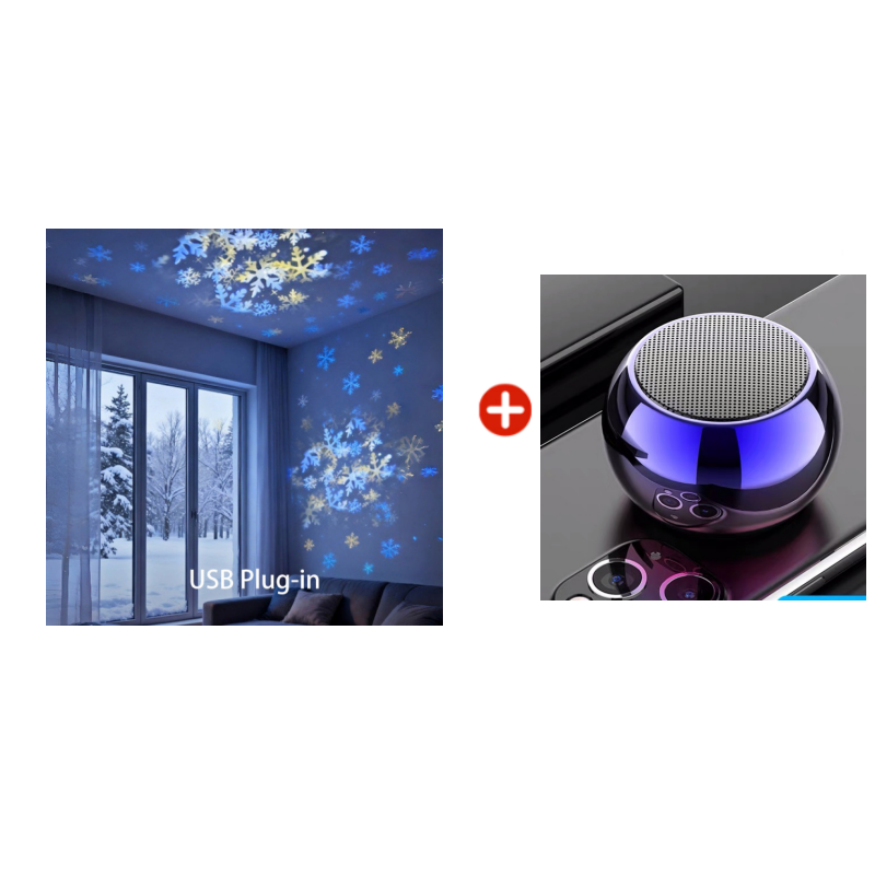 ✨Dynamicky rotující LED projektor