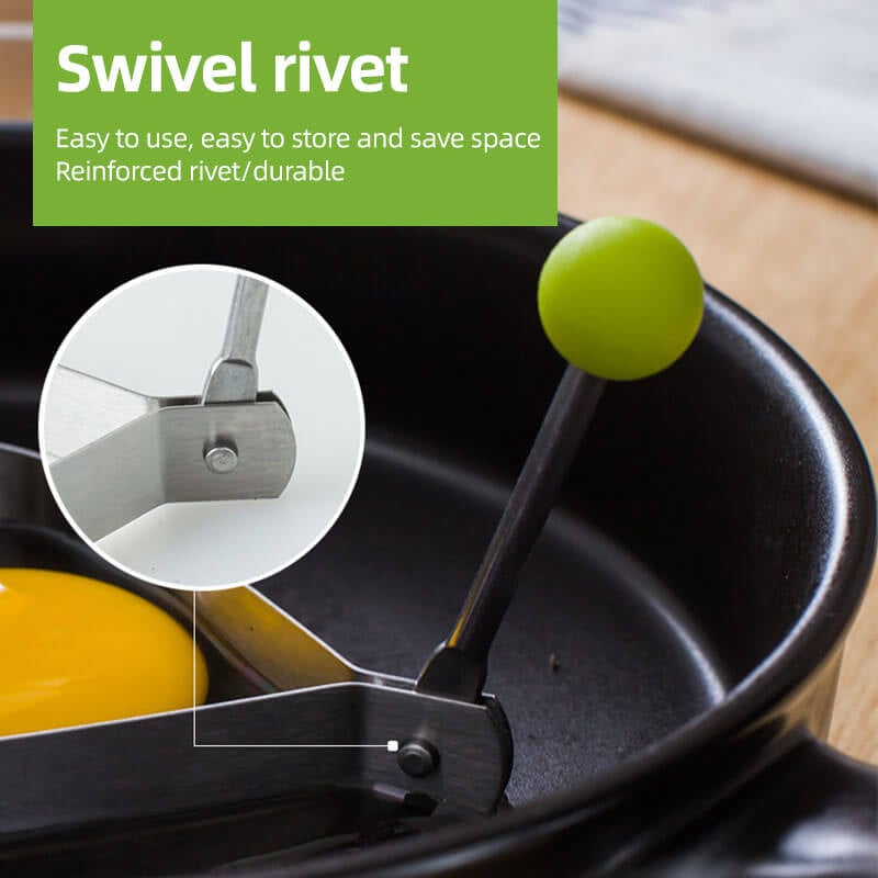 🍳Rozsdamentes acél tükörtojás formák💖