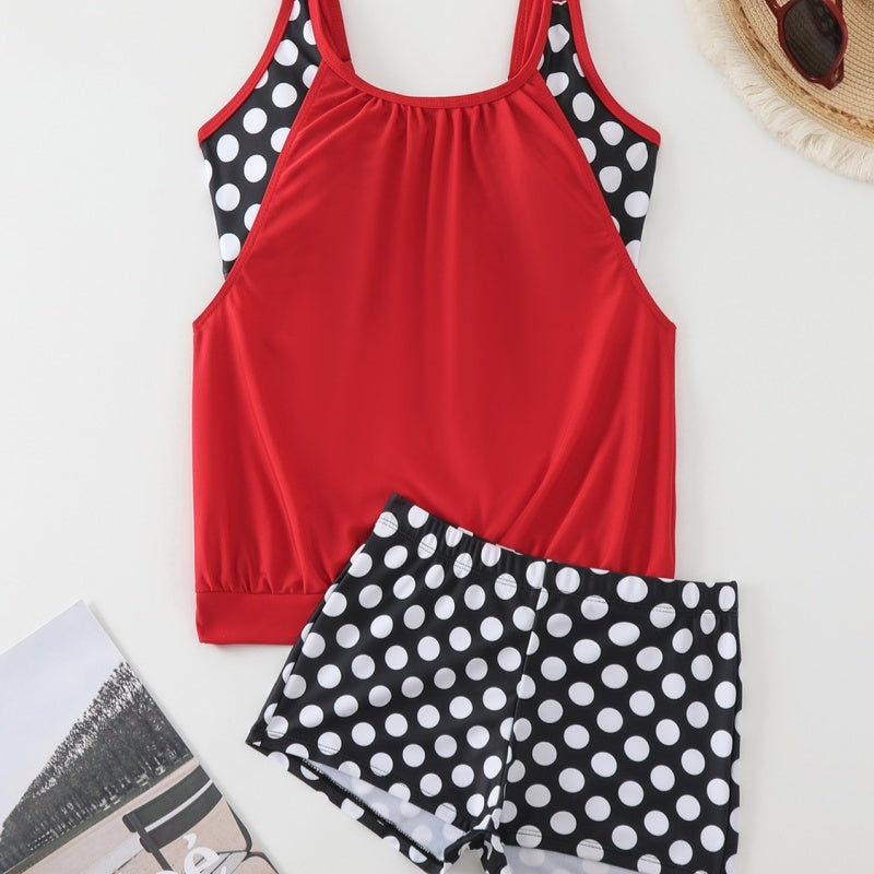 👙 Pöttyös Bikini [S-3XL] – Retró Stílus | Raktáron ⚫📏📦