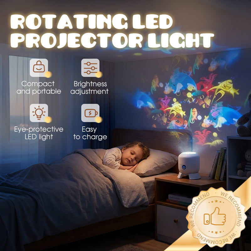 ✨Dynamicky rotující LED projektor