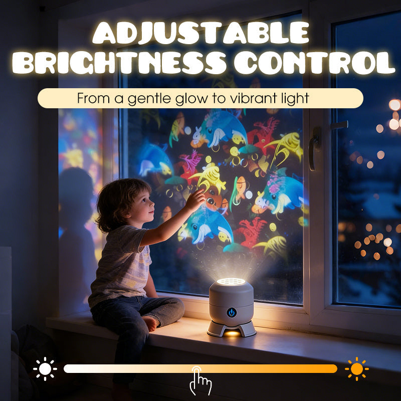 ✨Dynamicky rotující LED projektor