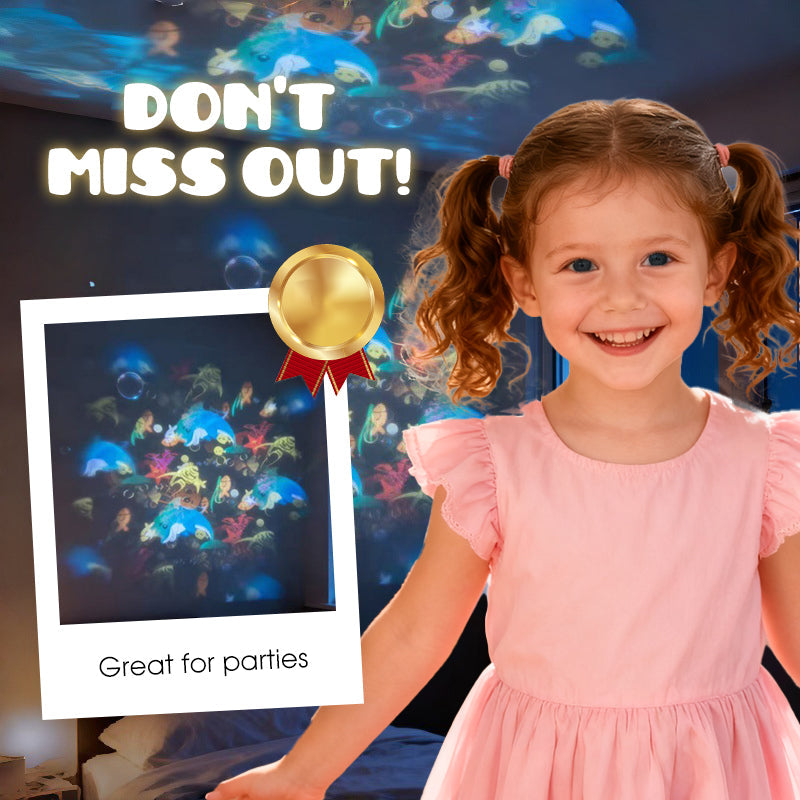 ✨Dynamicky rotující LED projektor