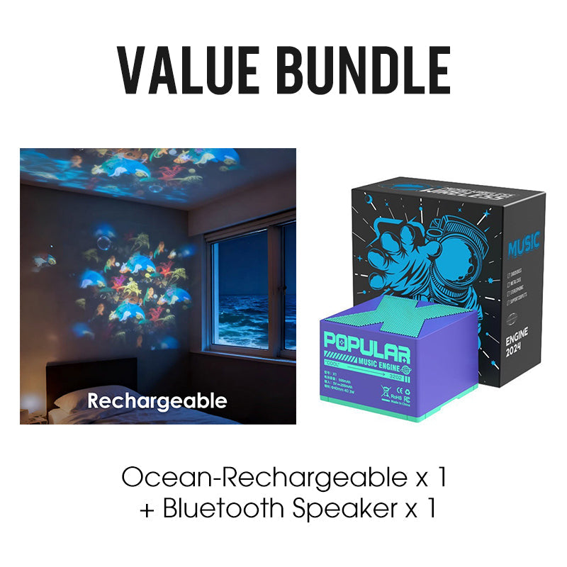 ✨Dynamicky rotující LED projektor