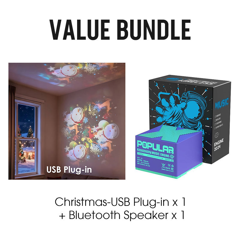 ✨Dynamicky rotující LED projektor