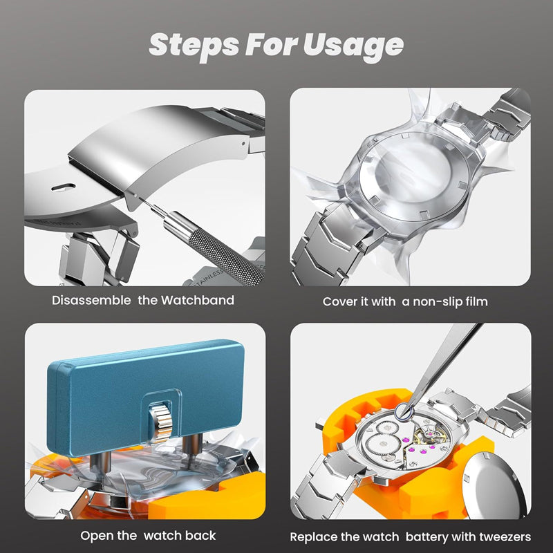 Profesionální sada nástrojů pro opravy hodinek