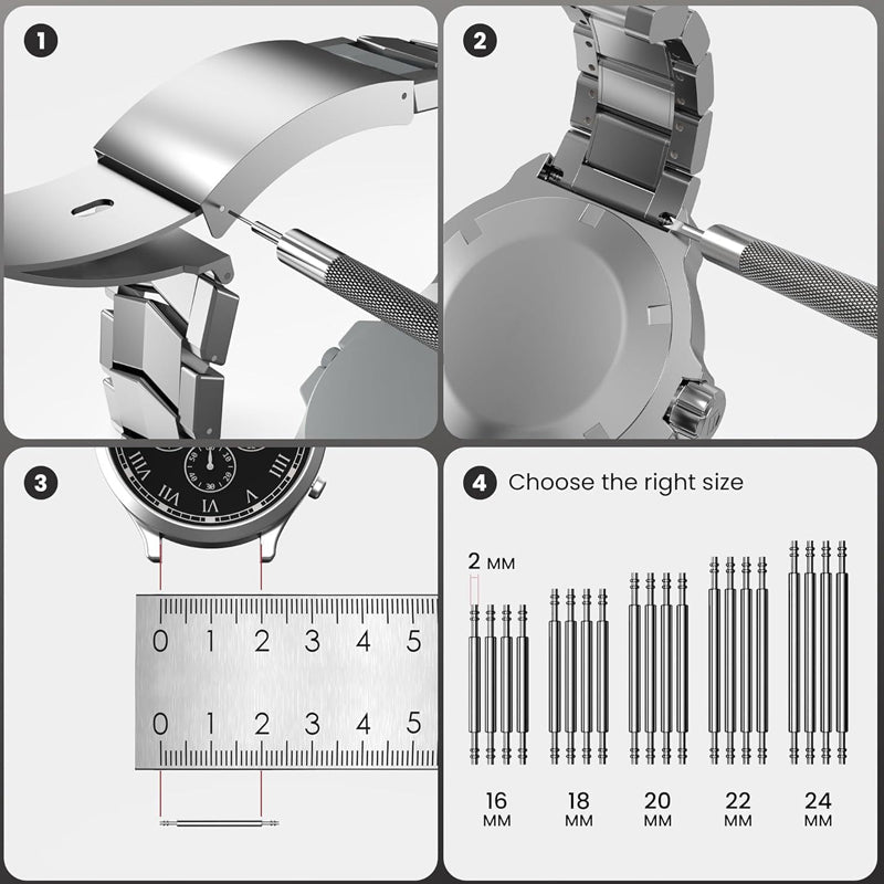 Profesionální sada nástrojů pro opravy hodinek