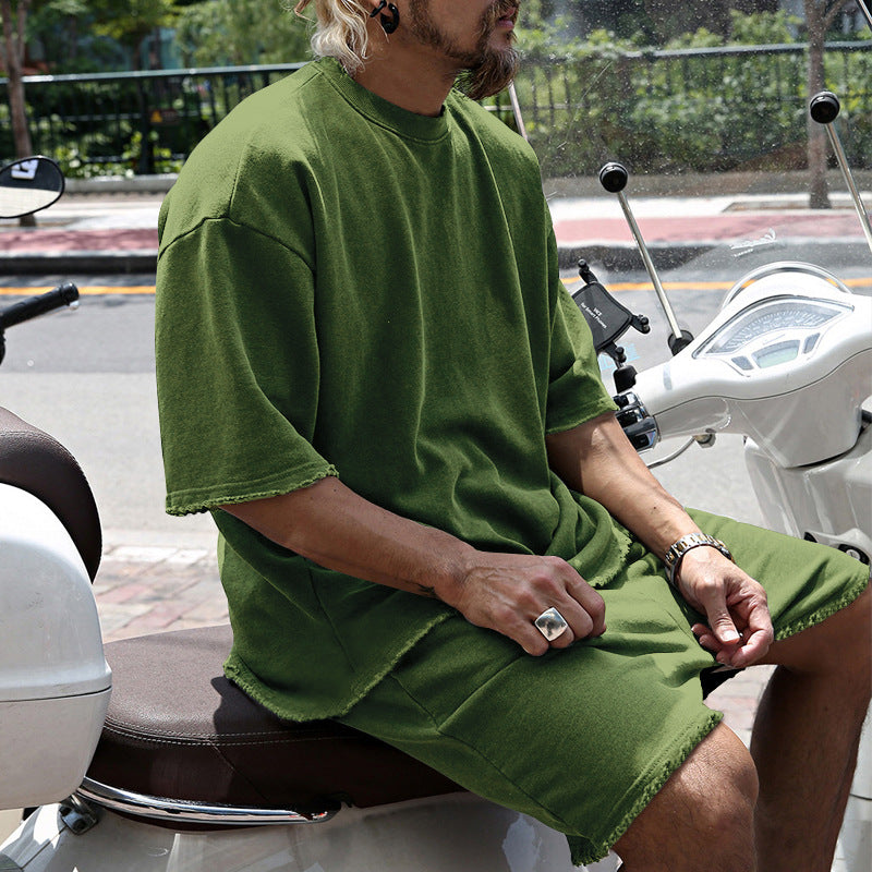 👕 NYNÍ S 50% SLEVOU! 🏃‍♂️ Jednobarevné sportovní soupravy bez rukávů – odvádějí pot, volný střih a jsou ideální do posilovny i na běžné nošení 💪