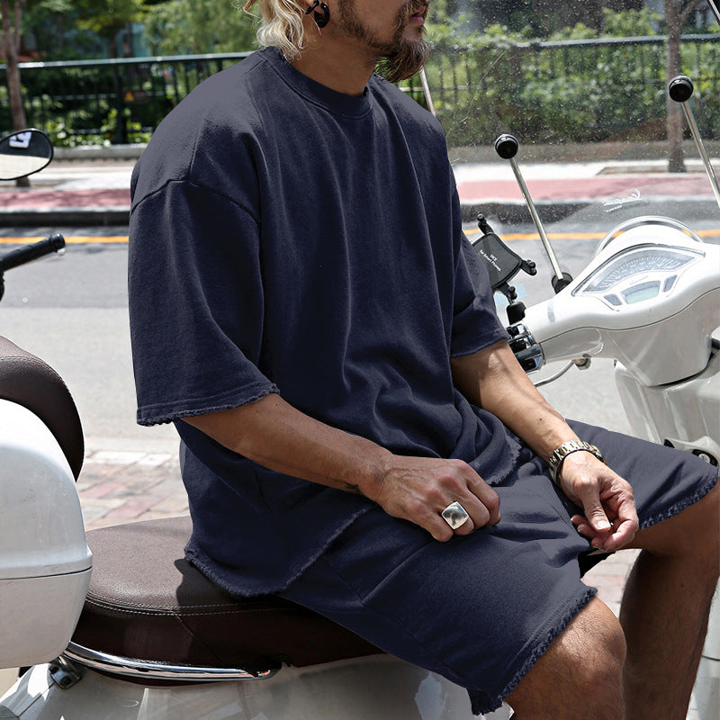 👕 NYNÍ S 50% SLEVOU! 🏃‍♂️ Jednobarevné sportovní soupravy bez rukávů – odvádějí pot, volný střih a jsou ideální do posilovny i na běžné nošení 💪