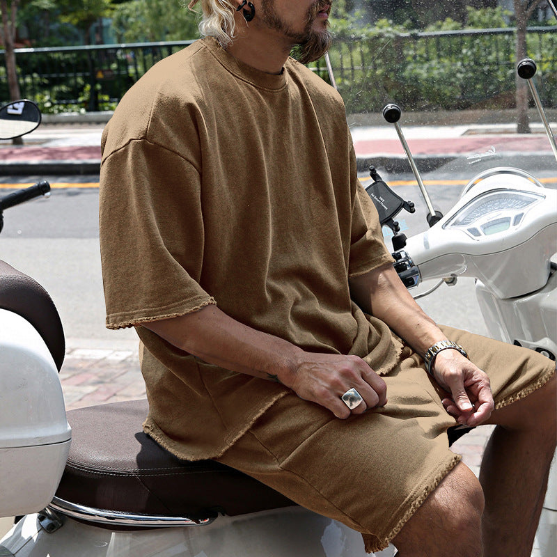 👕 NYNÍ S 50% SLEVOU! 🏃‍♂️ Jednobarevné sportovní soupravy bez rukávů – odvádějí pot, volný střih a jsou ideální do posilovny i na běžné nošení 💪