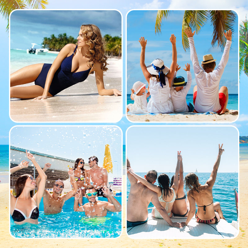 👙Sexy jednodílné plavky s odhalenými zády – řasený střih tvarující břicho, vázání za krkem | Na pláž a dovolenou ✨🌊☀️