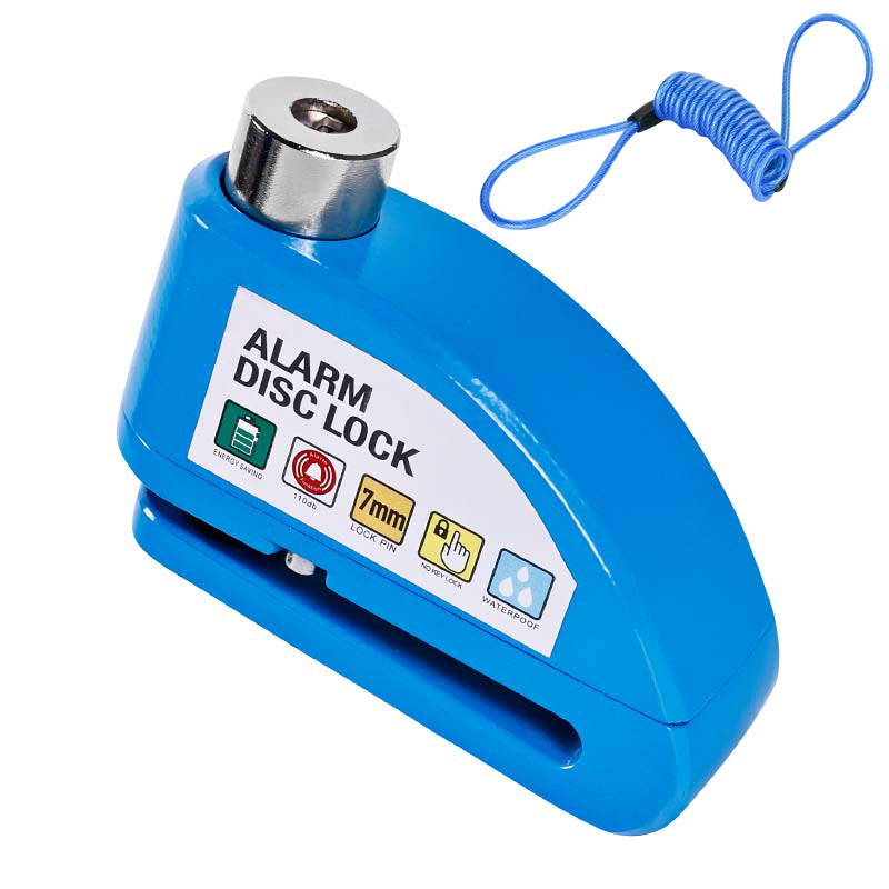Kotoučový zámek s alarmem proti krádeži motocyklu