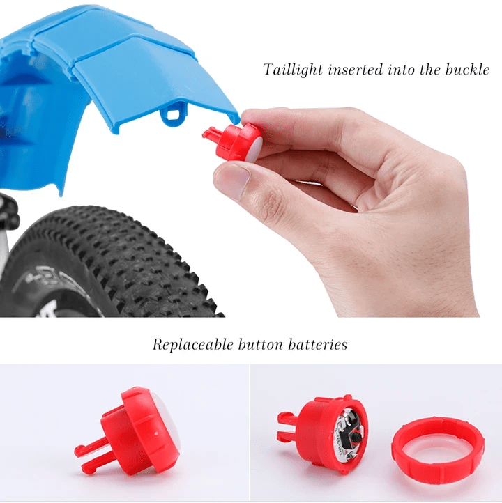 ✨"Dospělácký" blatník: 2 v 1 teleskopický štít + bezpečnostní světlo! 🚨✨ (Konec blatníků)