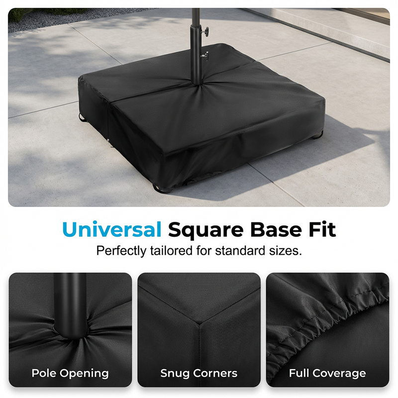 Voděodolný kryt základny slunečníku na terasu