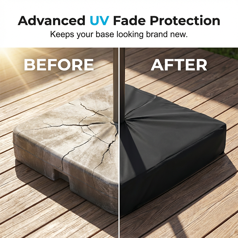 Voděodolný kryt základny slunečníku na terasu