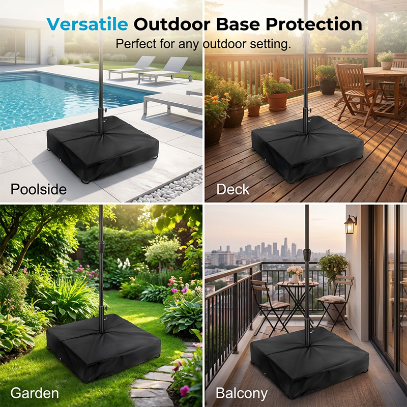 Voděodolný kryt základny slunečníku na terasu