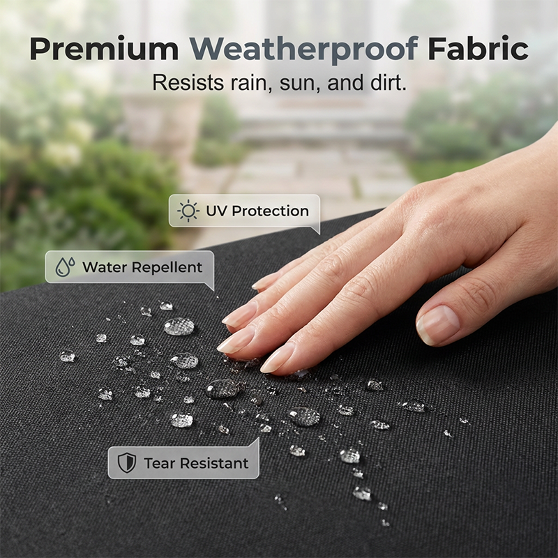 Voděodolný kryt základny slunečníku na terasu