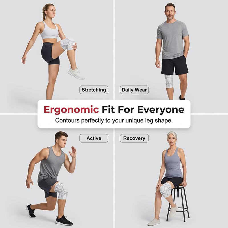 🔥NAGY AKCIÓ 2026 - 50% KEDVEZMÉNY🔥Okos térdrögzítő állítható kompressziós gombbal