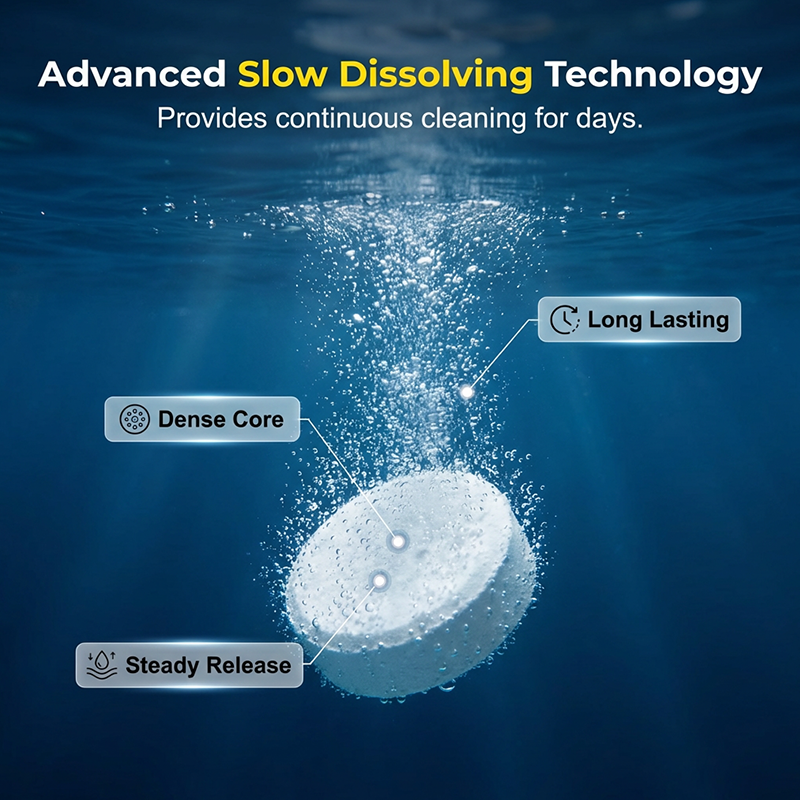 Tablety na čištění bazénů pro křišťálově čistou vodu