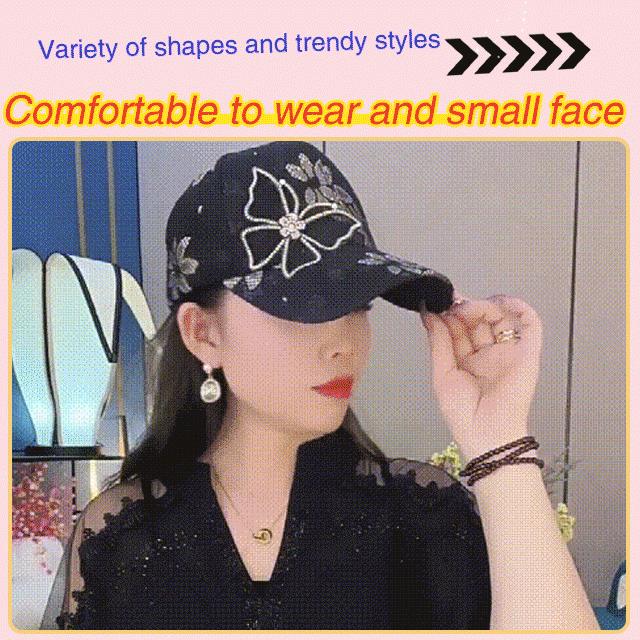 🦋🧢Hálós virágmintás masnis baseball sapka