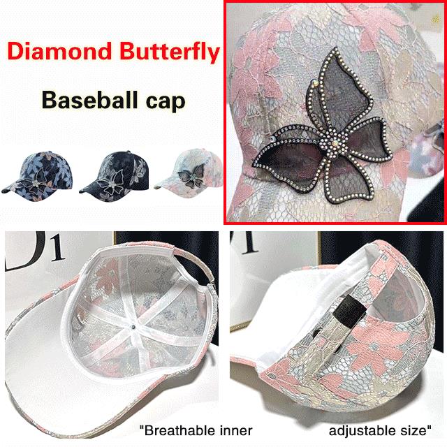 🦋🧢Hálós virágmintás masnis baseball sapka