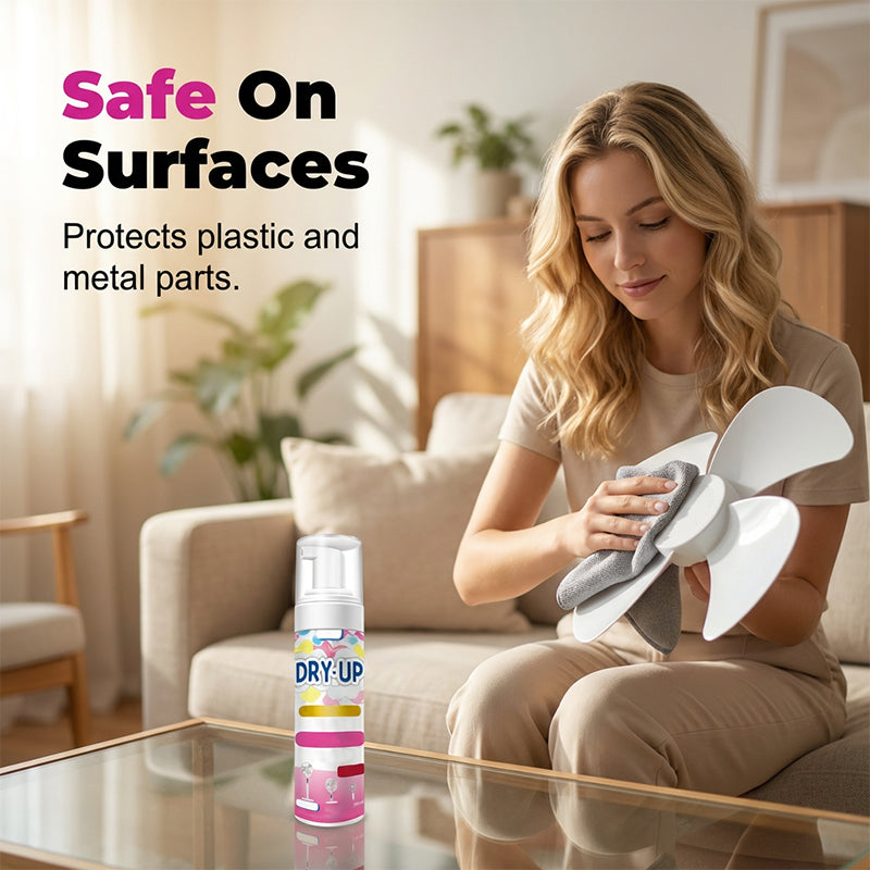 🌀 Ventilátor-tisztító spray – szétszerelés nélkül. A hab feloldja a port. Minden típusú ventilátoron hatékony! 🧼✨