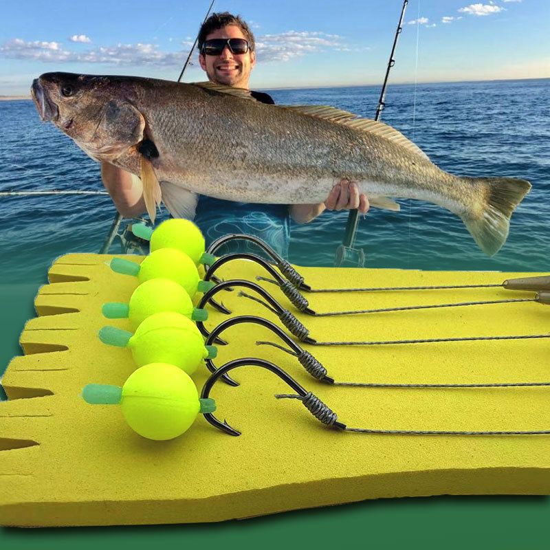 🎣 Nagy felhajtóerejű, úszó típusú horog – természetesen lebeg, pillanatok alatt kapás! 🐟💧 A csalit az optimális mélységben tartja – több kapás, kevesebb várakozás. 🔴⚡
