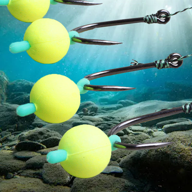 🎣 Nagy felhajtóerejű, úszó típusú horog – természetesen lebeg, pillanatok alatt kapás! 🐟💧 A csalit az optimális mélységben tartja – több kapás, kevesebb várakozás. 🔴⚡