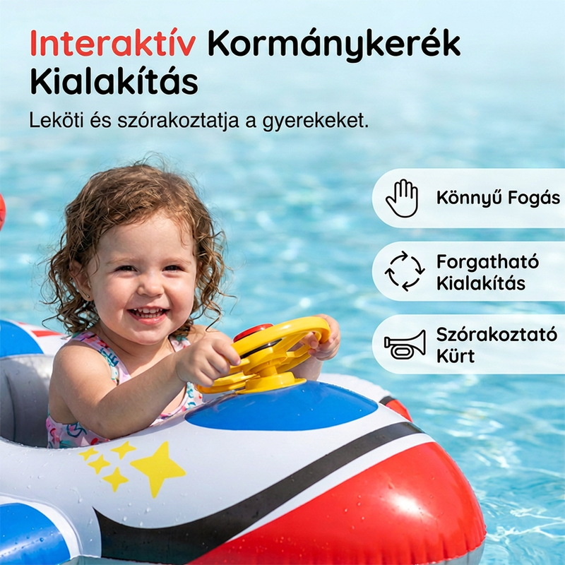✈️Felfújható medenceúszó gyerekeknek