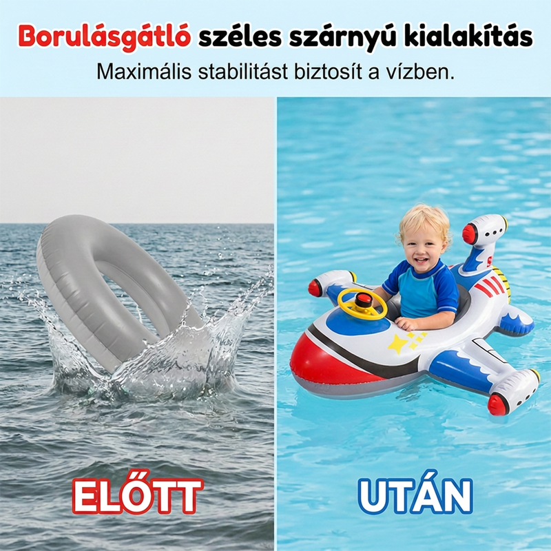 ✈️Felfújható medenceúszó gyerekeknek