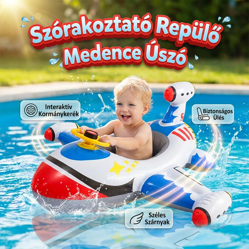 ✈️Felfújható medenceúszó gyerekeknek