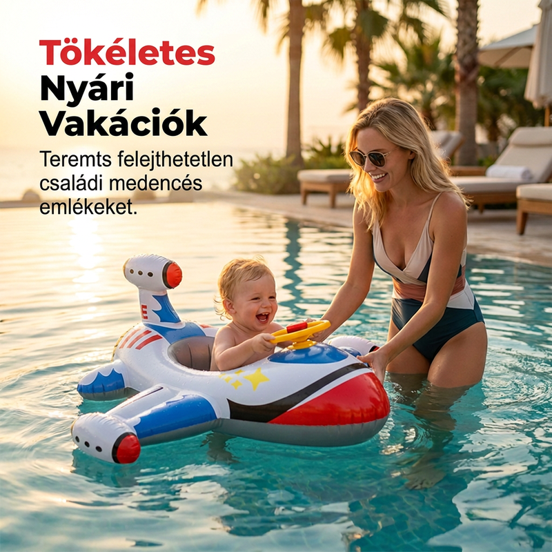 ✈️Felfújható medenceúszó gyerekeknek